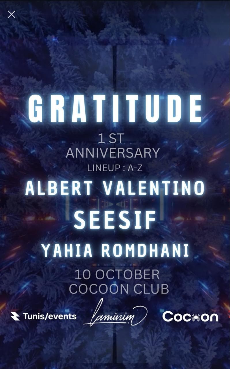 Gratitude 1st anniversary