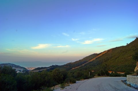 Looking out over the Gulf of Tunis