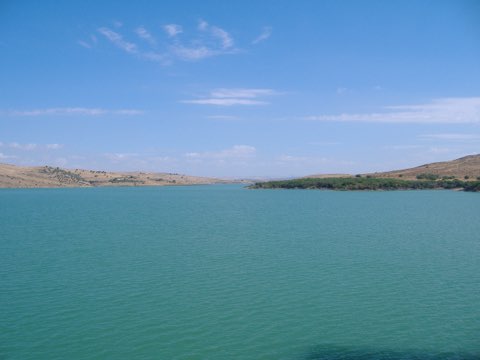 The Sidi Salem reservoir